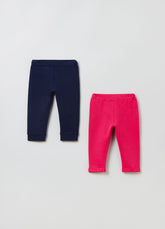 Ovs Two-Pack Of French Terry Joggers